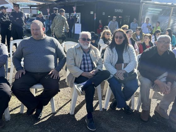 El Presidente de la Junta Departamental Mtro. Marcirio Pérez , el Secretario General Sr. Álvaro da Cunda, el Asesor Jurídico Dr. Fabricio Figueroa, participaron junto a Ediles pertenecientes a las tres bancadas, del Acto de Apertura de la 115• Exposición Ganadera “Expo Salto 2023”.
