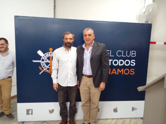 En la noche del viernes el Presidente Pablo Alves Menoni participó de los festejos de los 108 años del Club Remeros Salto