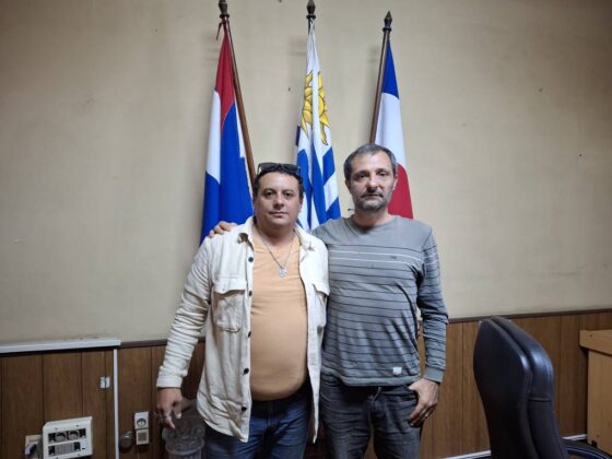 En el dia de hoy el Presidente Pablo Alves Menoni recibió al Edil electo de la Coalición por la lista 85, Sr. Jesús David Escobar.