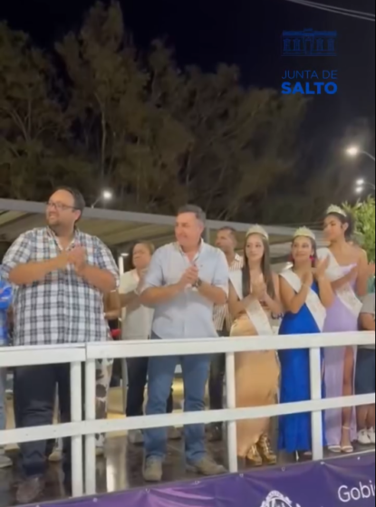 La Junta de Salto se hizo presente en el ultimo desfile de caranaval.